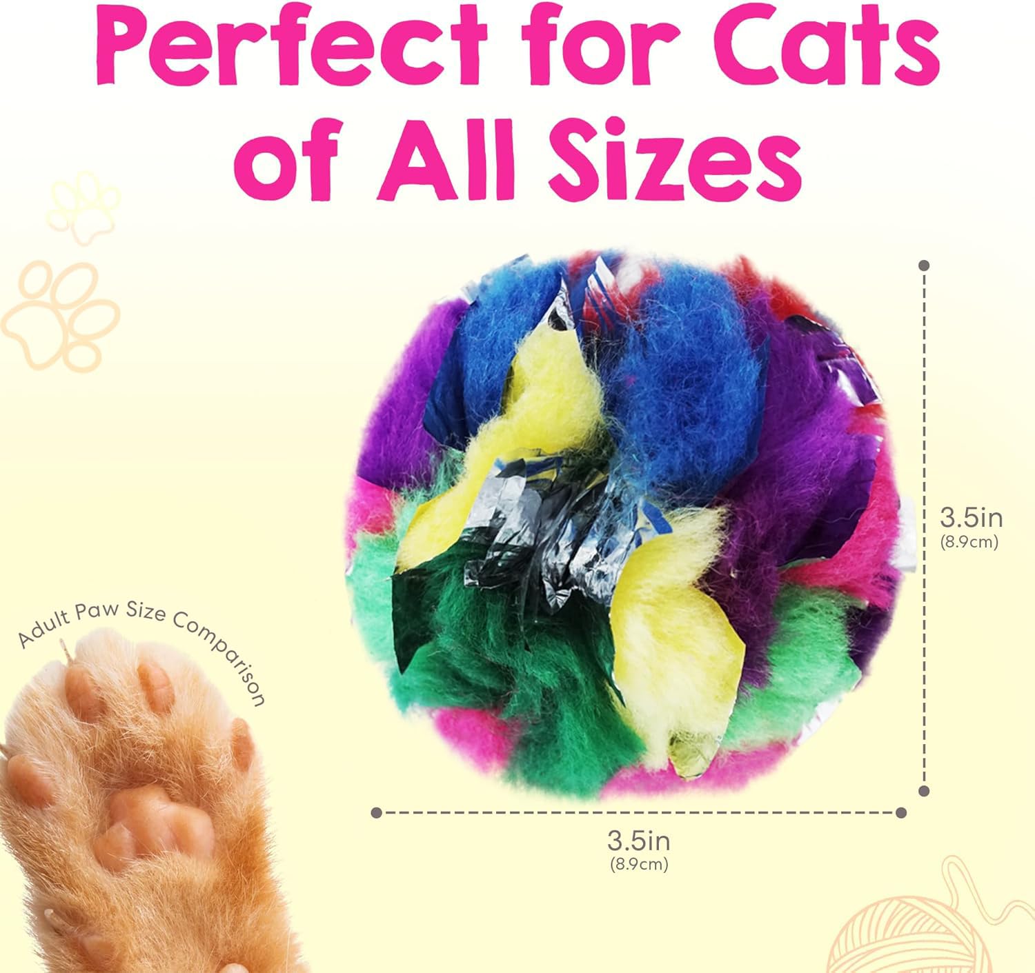 Cancor Innovations safe daily-play toy with soft poms and no sharp edges