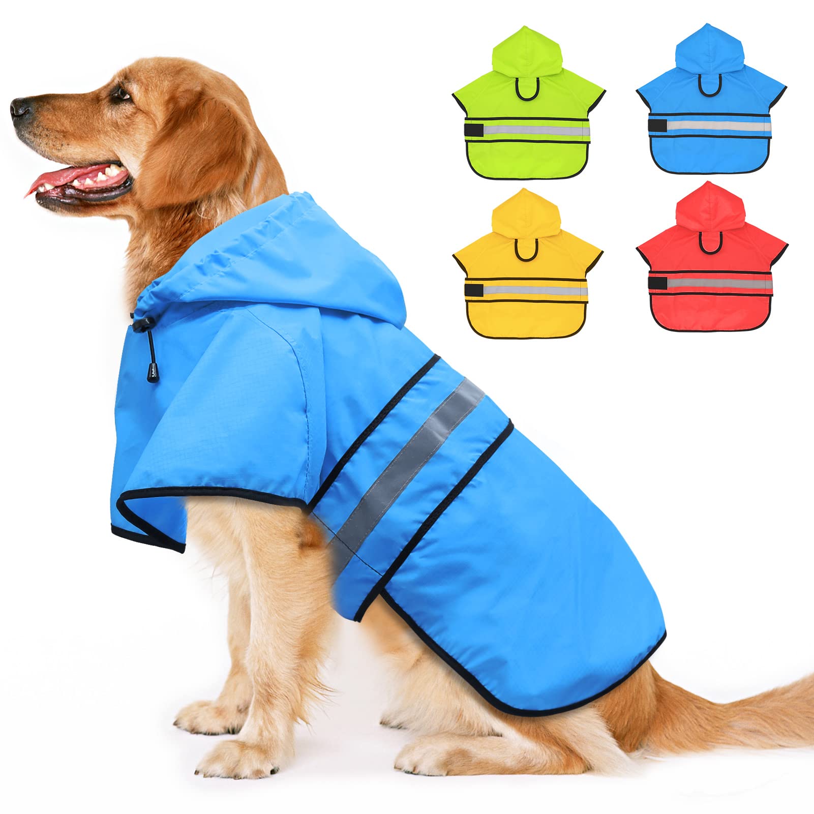 Candofly sky blue raincoat adds stylish, practical rainwear for dogs