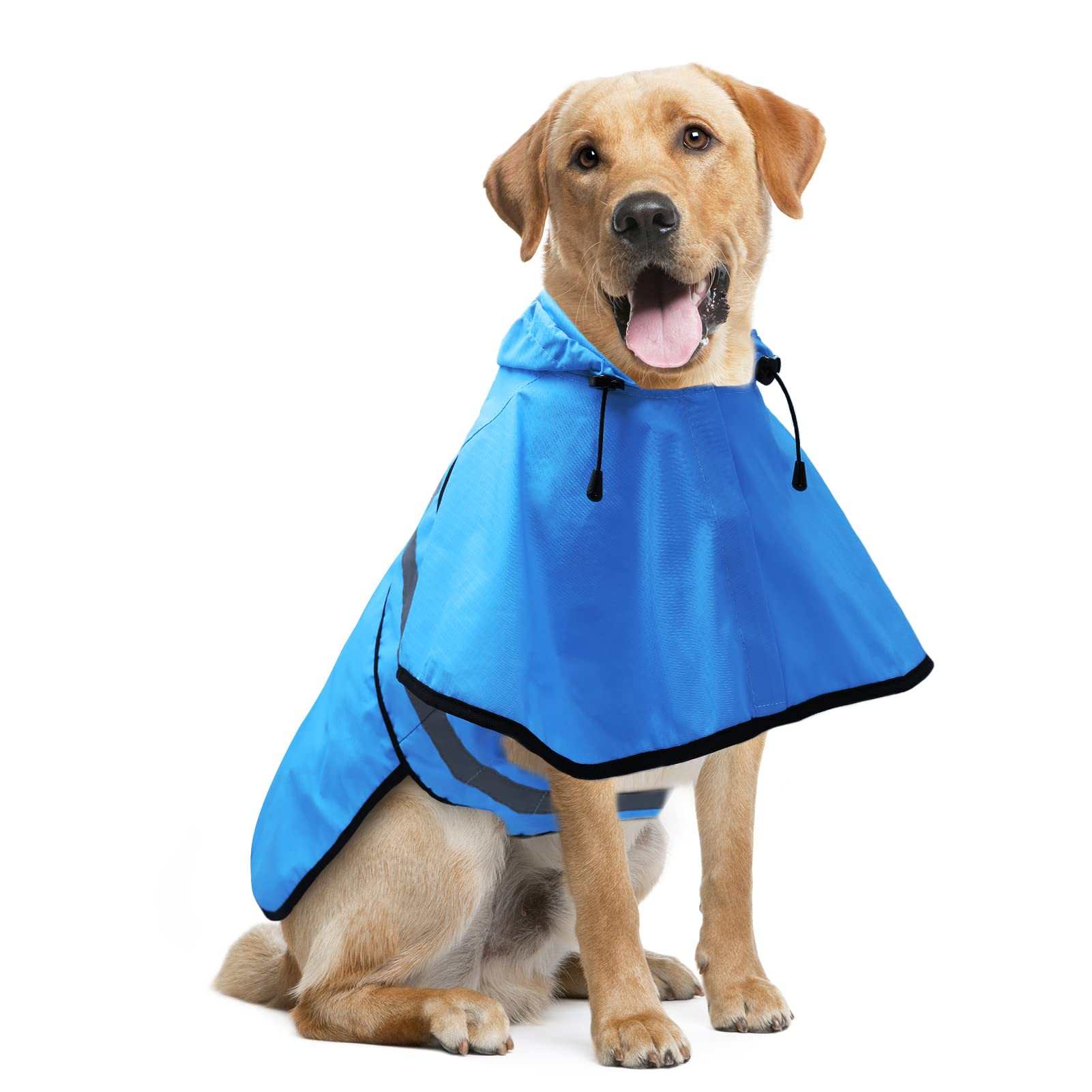 Candofly dog raincoat available in five sizes from S to XXL