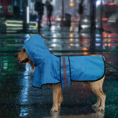 Candofly dog raincoat poncho design helps your pet stand out