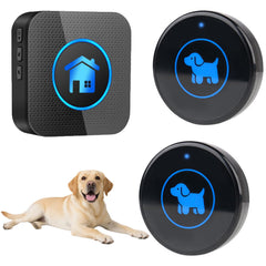 Cangecit dog door bell receiver and button set for wireless signaling across rooms, reliable potty alerts.