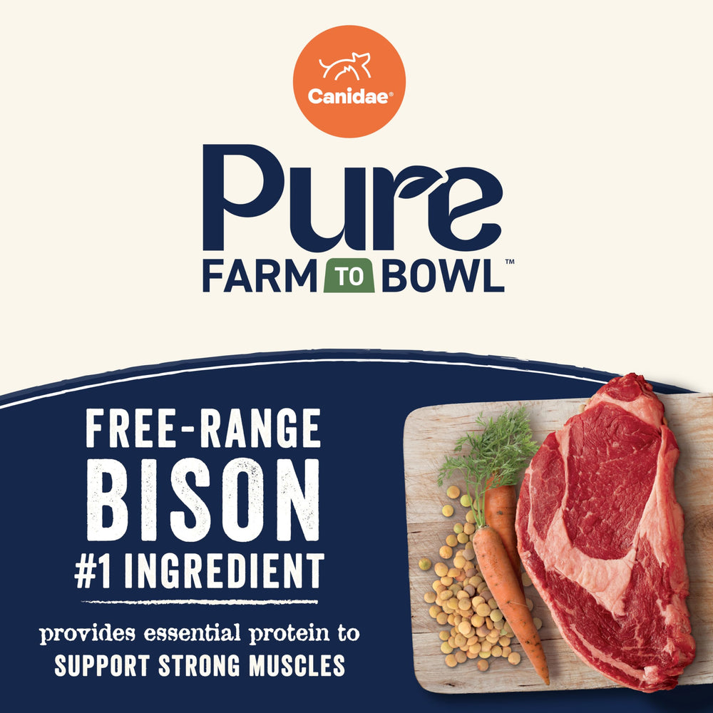 CANIDAE Pure Farm small-batch cooking at Brownwood facility showcased.