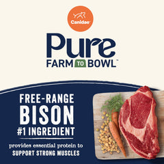 CANIDAE Pure Farm small-batch cooking at Brownwood facility showcased.