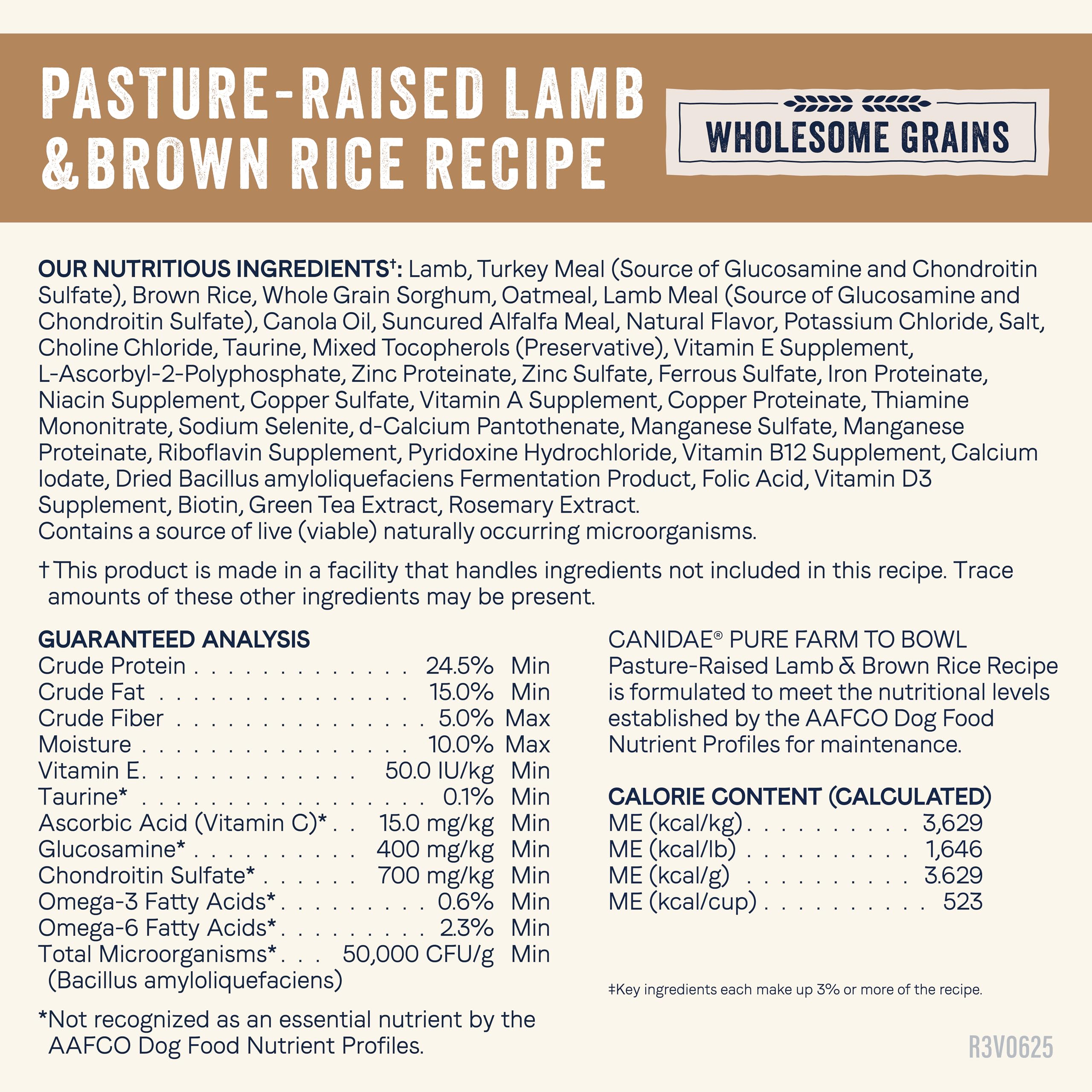 Canidae Pure Farm to Bowl-dog-meal-serving-setup reflects real-life feeding routine.