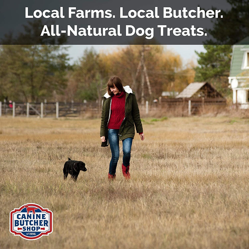Canine Butcher Shop picky-eaters crunch shot suggests appeal to picky dogs.