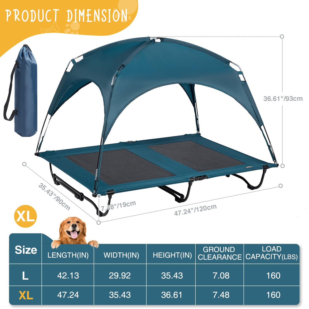 CANINE CANYON durable chew-resistant bed built for big dogs