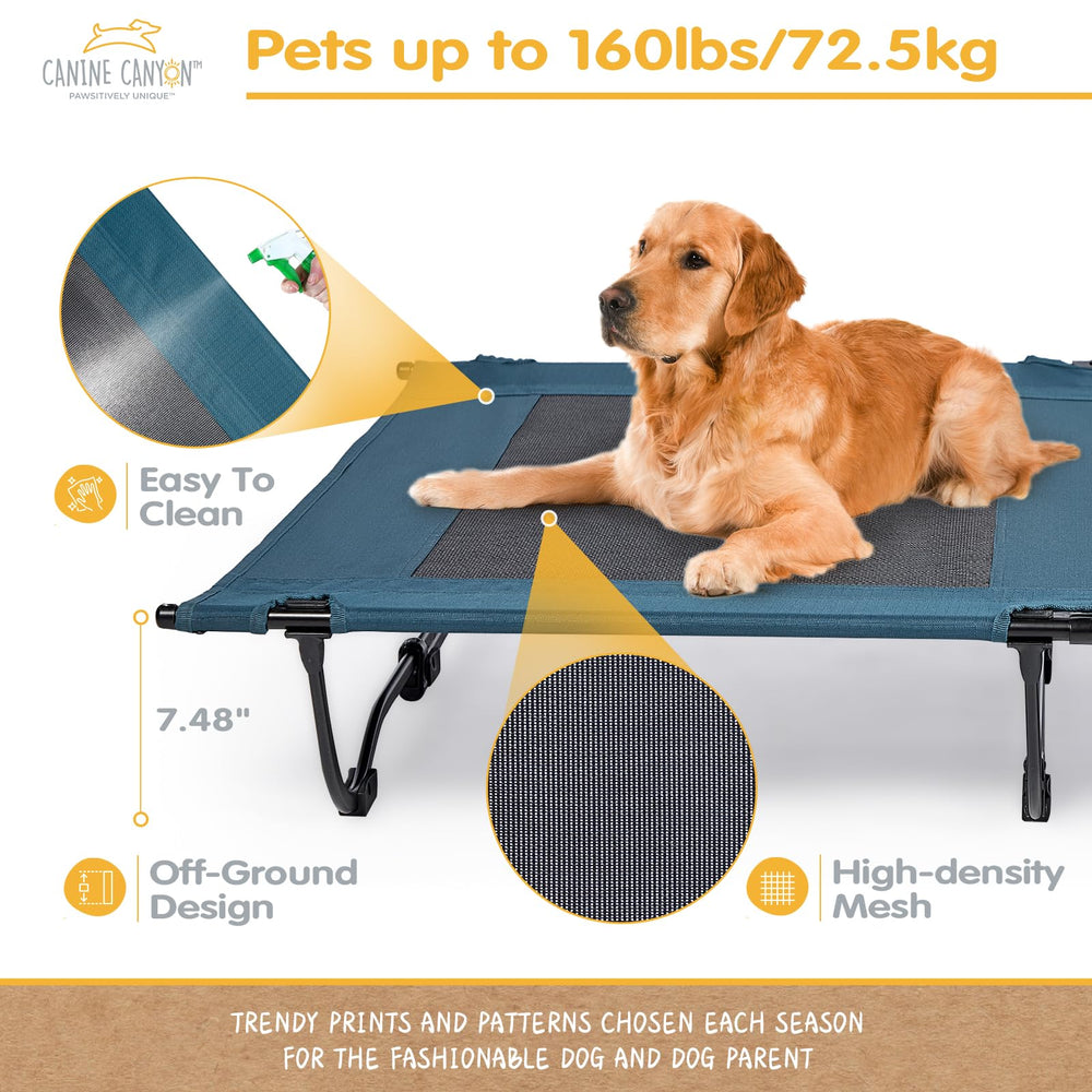 CANINE CANYON large dog bed dimensions for roomy lounging