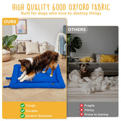 CANINE CANYON travel dog bed open for quick outdoor setup.