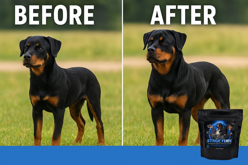 Canine Performance Nutrition Structure bone and muscle development focus aids balanced growth