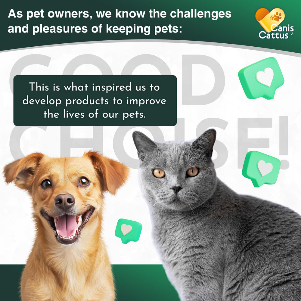 Canis&Cattus kitten-to-senior safe drops for consistent stool quality.
