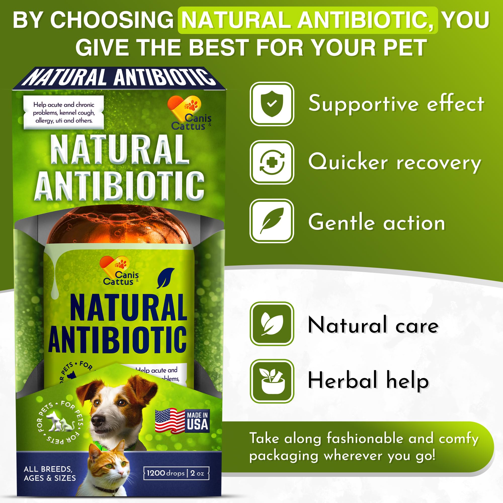 Canis&Cattus safe for puppies and kittens and seniors for gentle daily use.