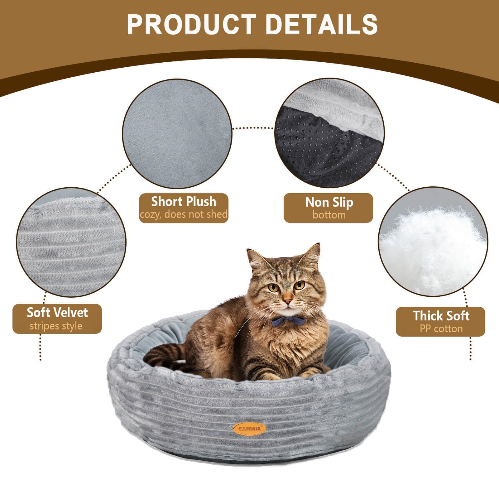 CANMIL ultra-soft filling delivers plush support for joints