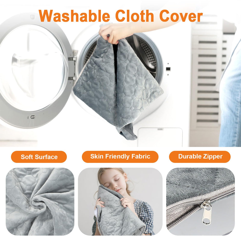 CANMIL removable washable cover on heating pad for easy cleaning