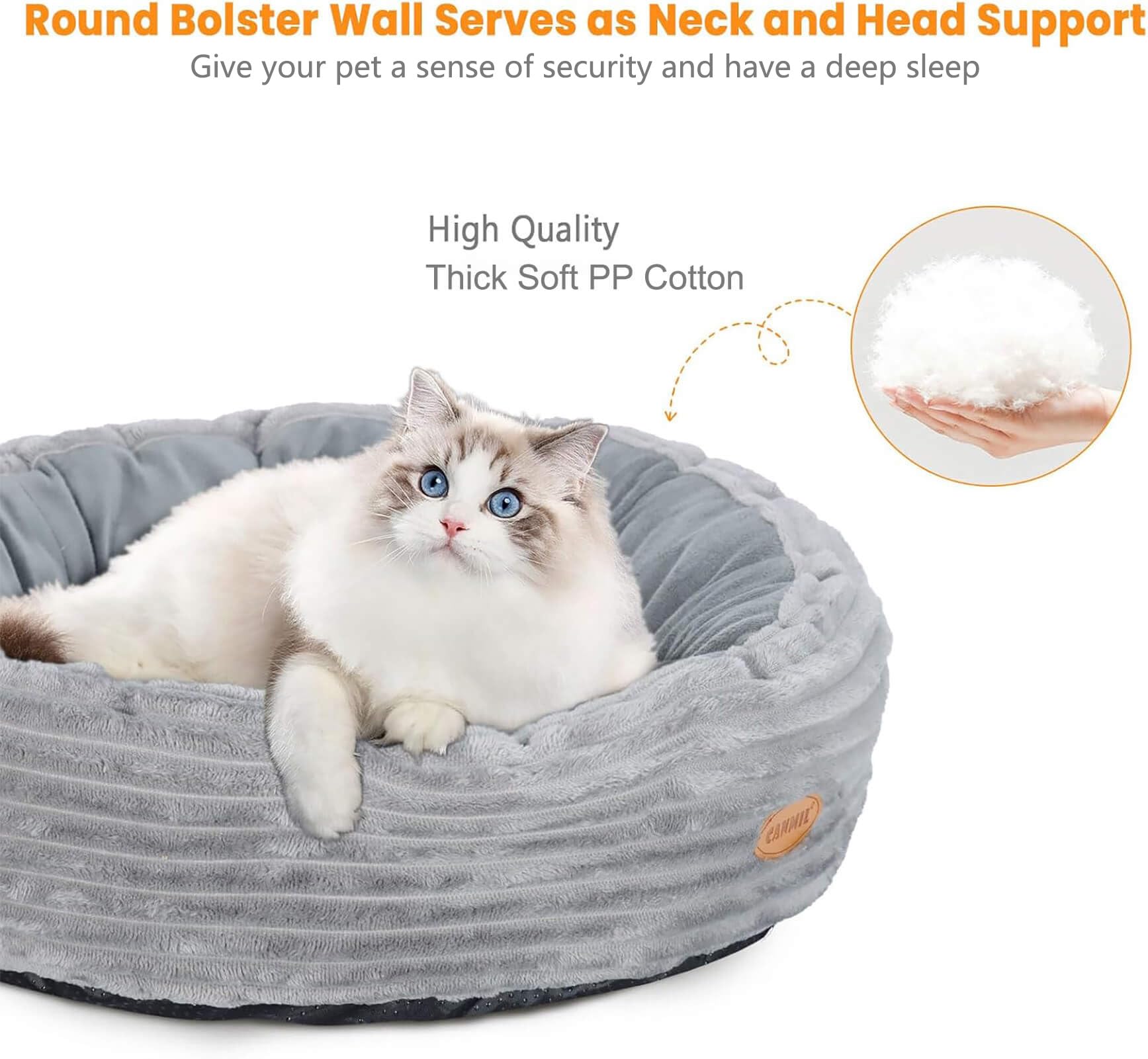 CANMIL bed features adjustable temperature and timer for flexible warmth.