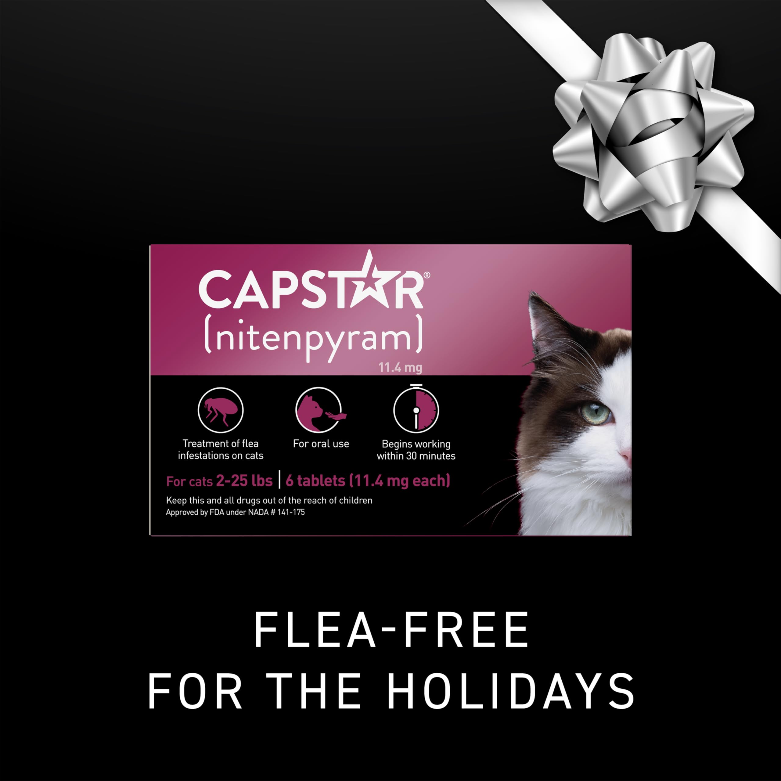 Capstar cat dead fleas falling off after treatment
