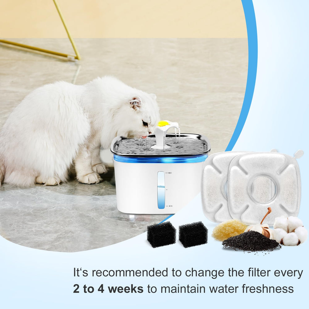 Carcent 95oz fountain assembly view demonstrates compatibility with larger water capacity.