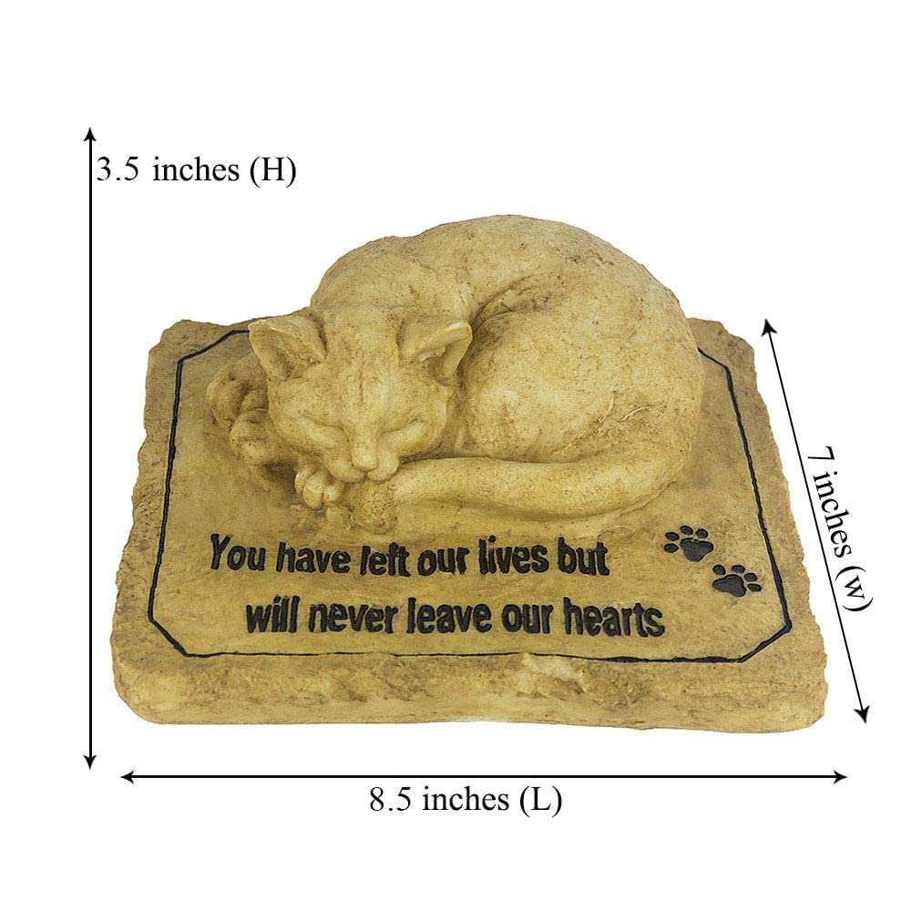 Carchistan memorial stone weighs 2 pounds for easy placement anywhere.