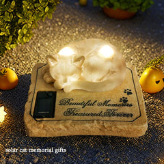 Carchistan poly resin cat-stone durable for outdoor placement.