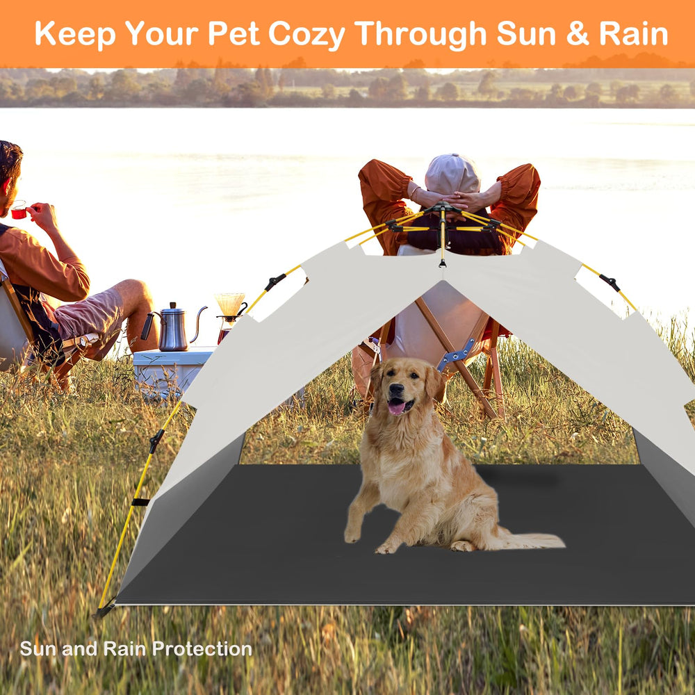 CAREDPETS no-assembly setup demonstrates fast shade solution