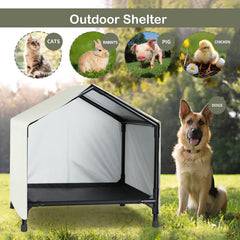 CAREDPETS outdoor-cat-shelter-station functions as a feeding and shelter station.