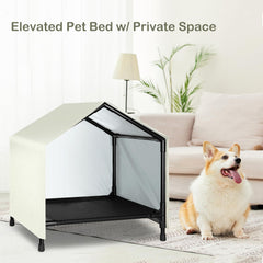 CAREDPETS outdoor-dog-house assembly-instruction shows tool-free setup in minutes.