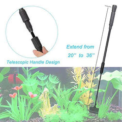 Carefree Fish 6IN1 gravel rake cleans substrate without scratching, improving substrate clarity
