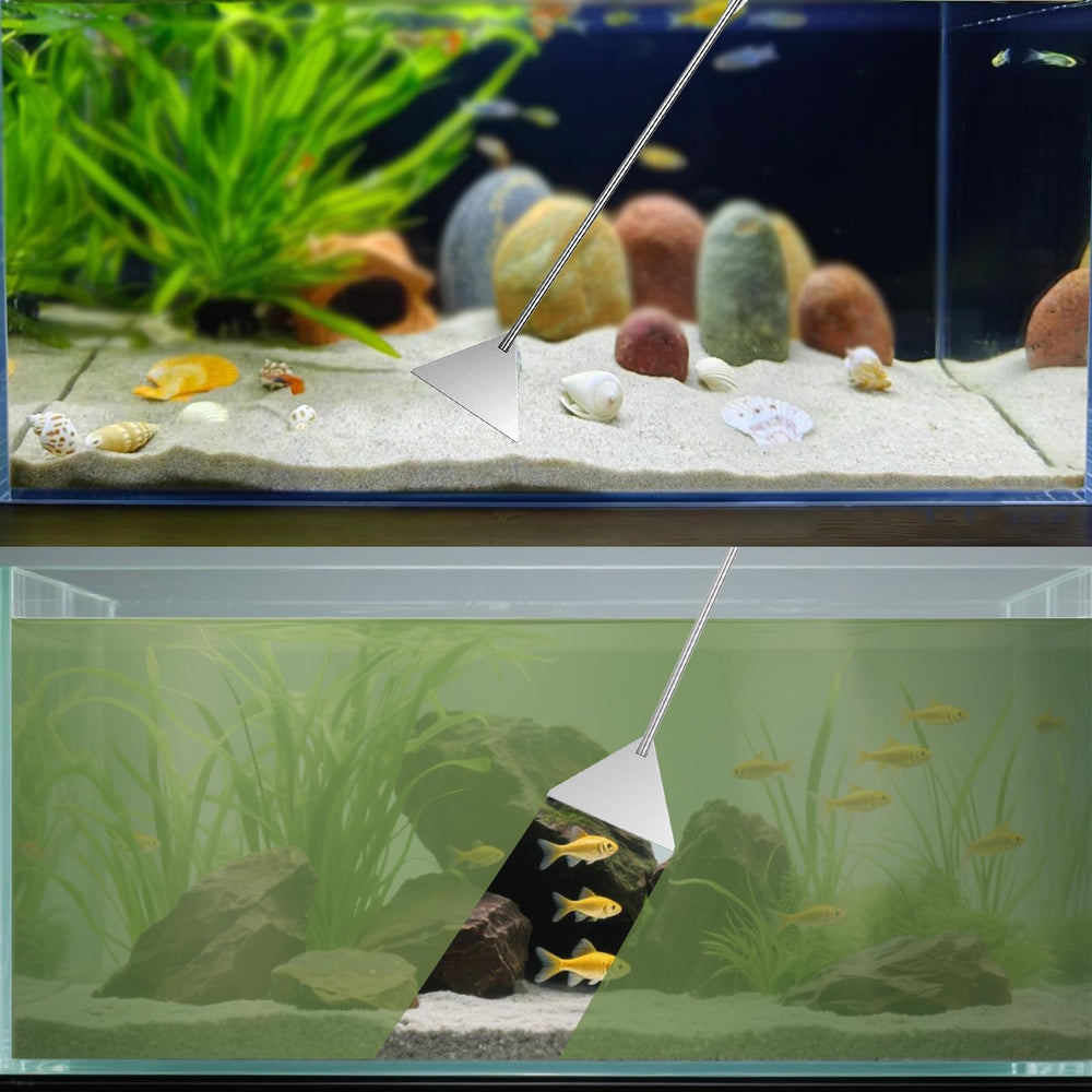 Carefree Fish 7in1 tank cleaner long scissors trims aquarium plants precisely.