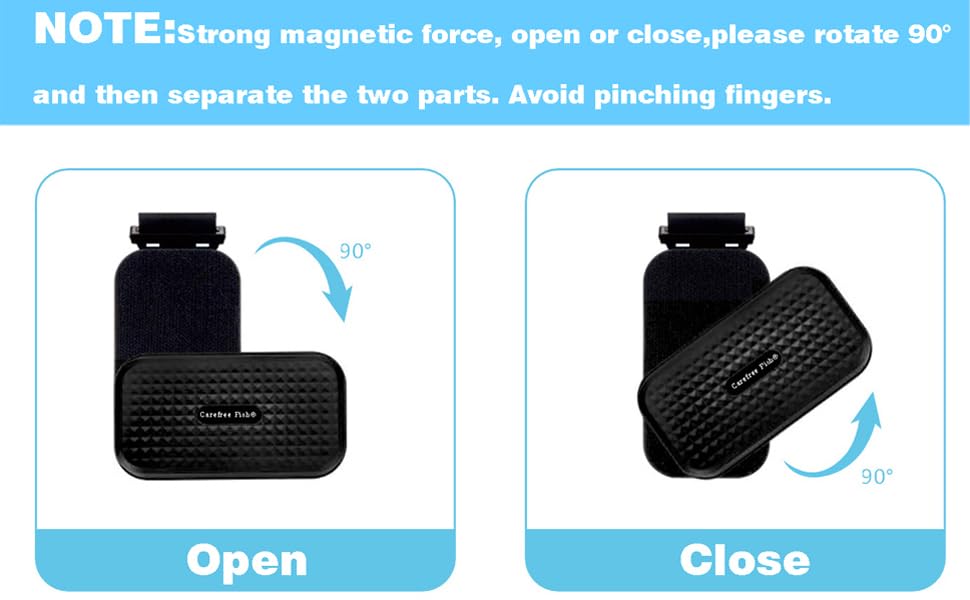 Carefree Fish 4.5x2.6x2 inch cleaner is easy to store.