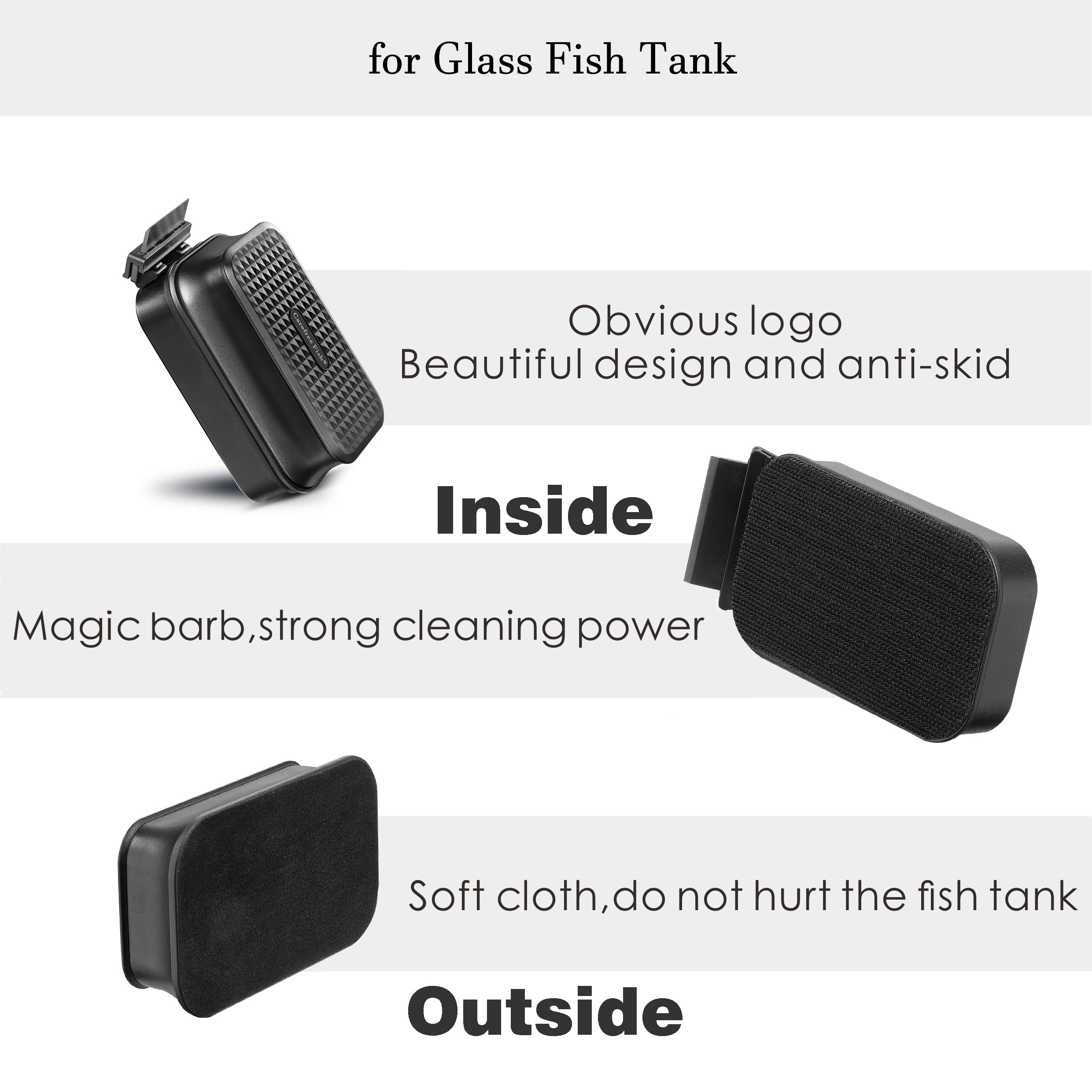 Carefree Fish floating design helps fetch cleaner without wet hands.