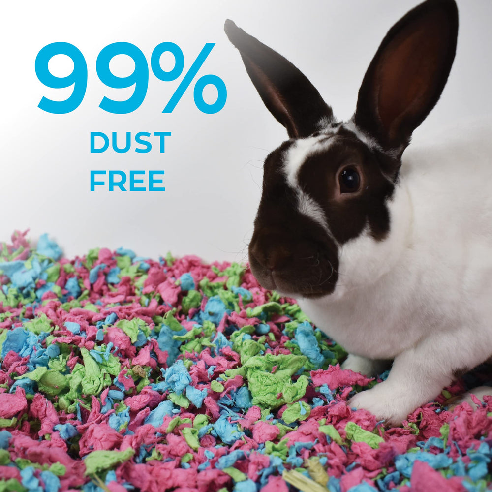 Carefresh compostable bedding image emphasizing eco-friendly choice for sustainable small pet care.