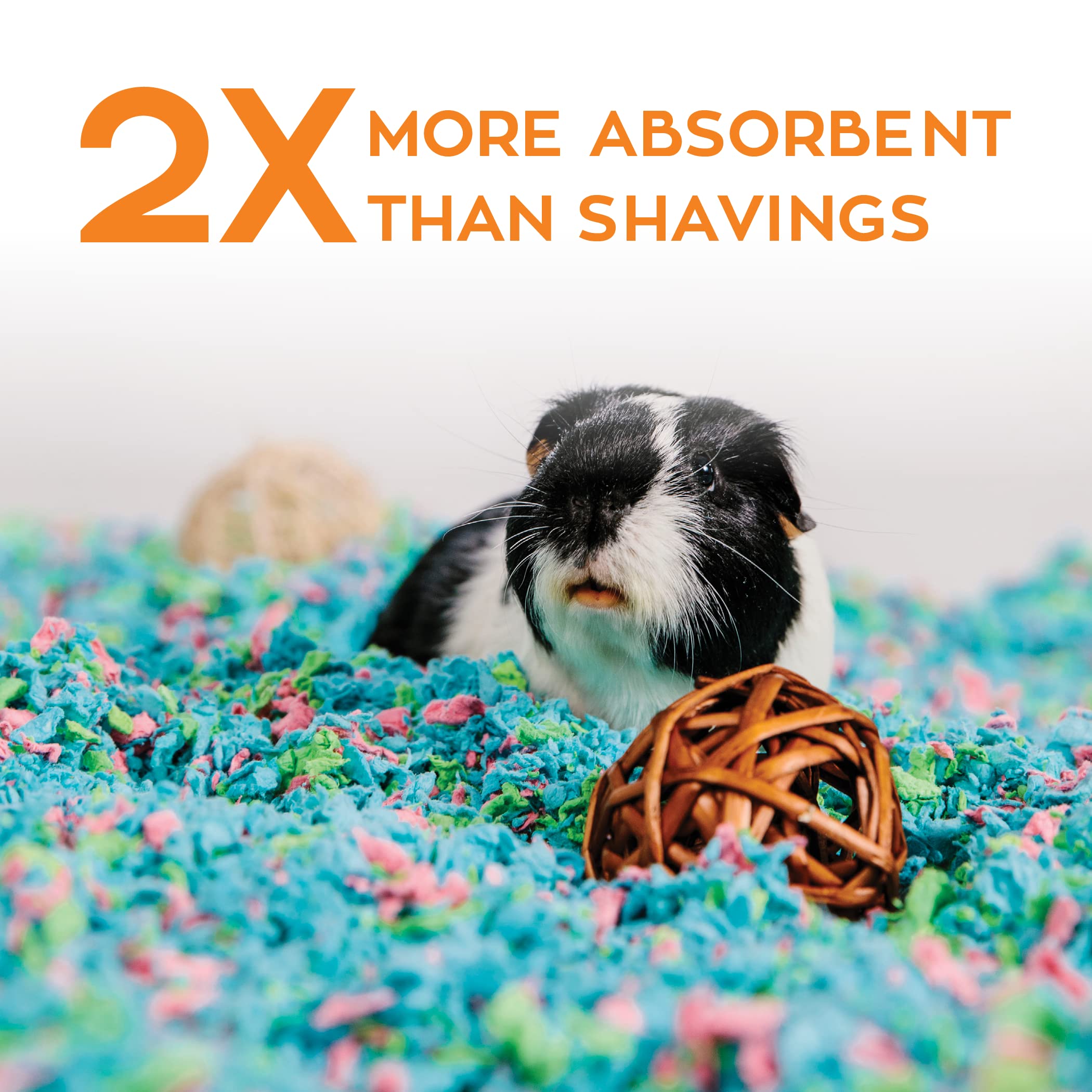 Carefresh 99 percent dust-free claim highlighted for cleaner, healthier pet environments.