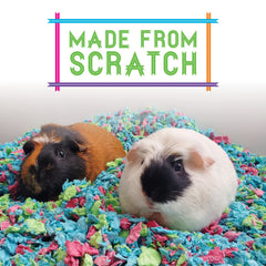 Carefresh odor-control bedding feature keeping small pet habitats smelling fresh longer.