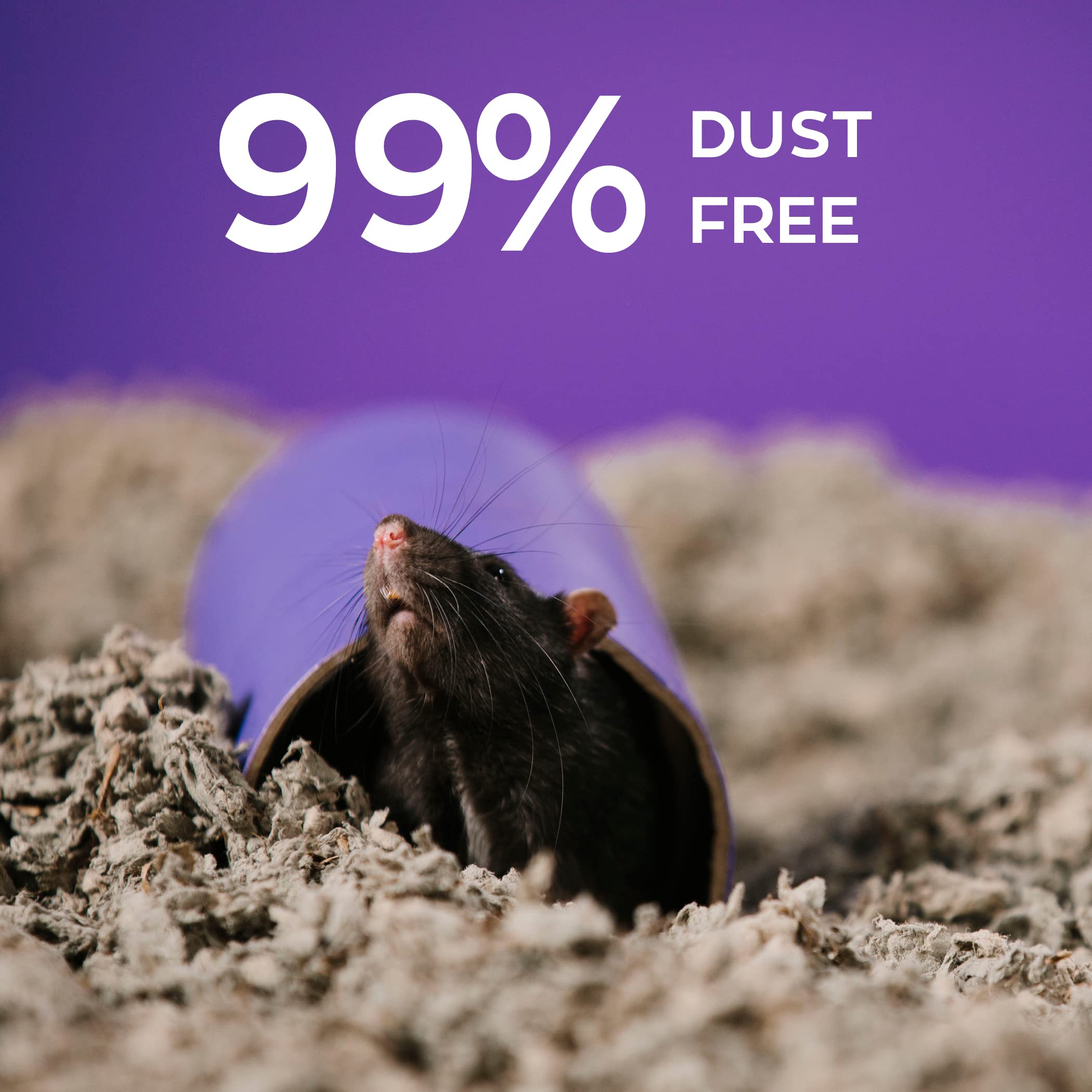 Carefresh sustainable reclaimed-paper-fiber supports eco-friendly pet habitats.