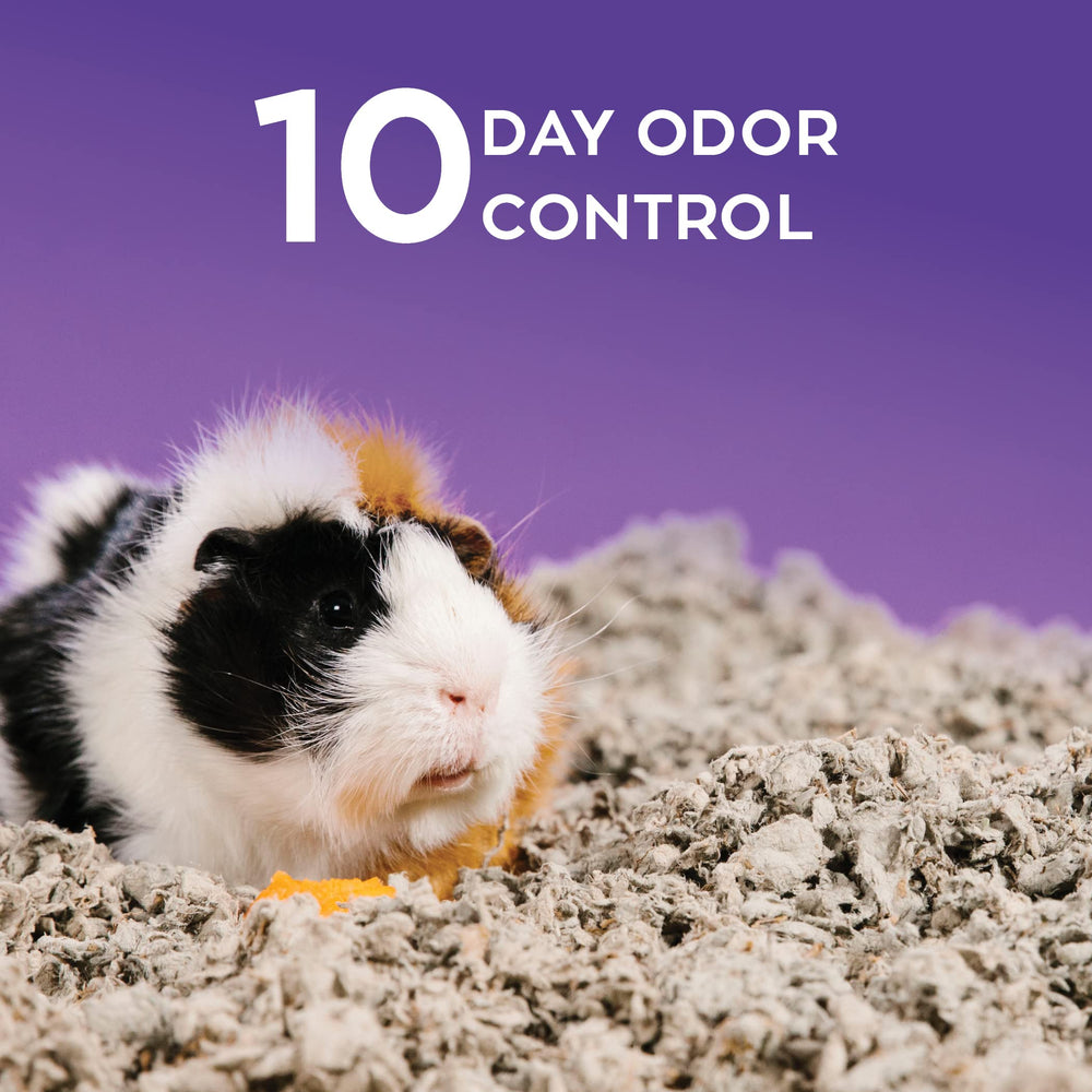 Carefresh ultra-absorbent pet bedding keeps habitats warm and dry.