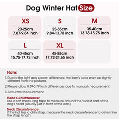 CAREUPET dog warm hat features a hanging loop for easy storage and anti-loss