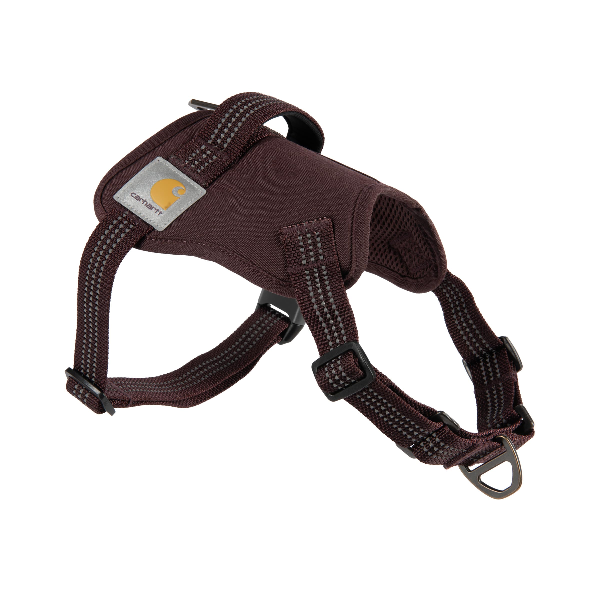 Carhartt No Pull Harness overhead yoke design for secure easy on off walks
