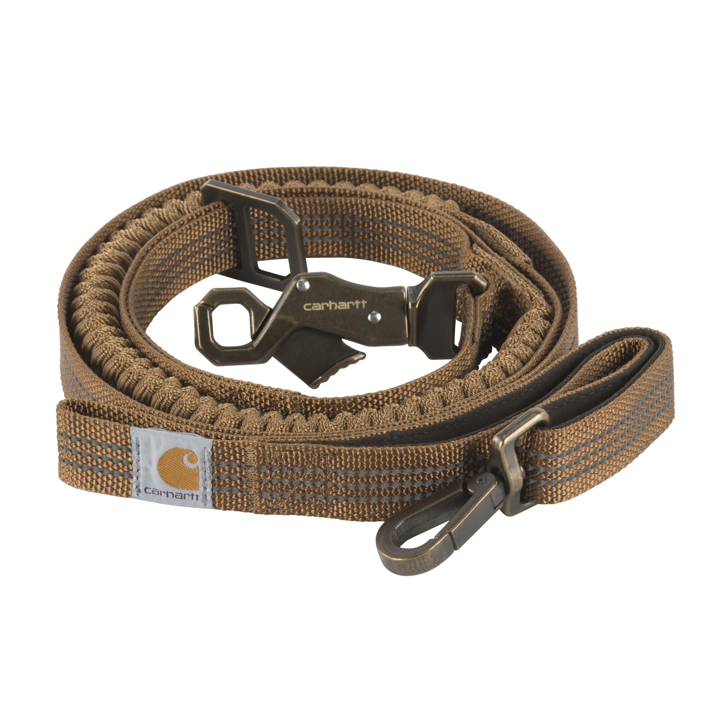 Carhartt pet durable leash with neoprene handle for comfortable grip during walks