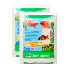 Carib Sea Super Natural Moonlight Sand pack-2 bags closeup highlights natural texture for realistic aquaria