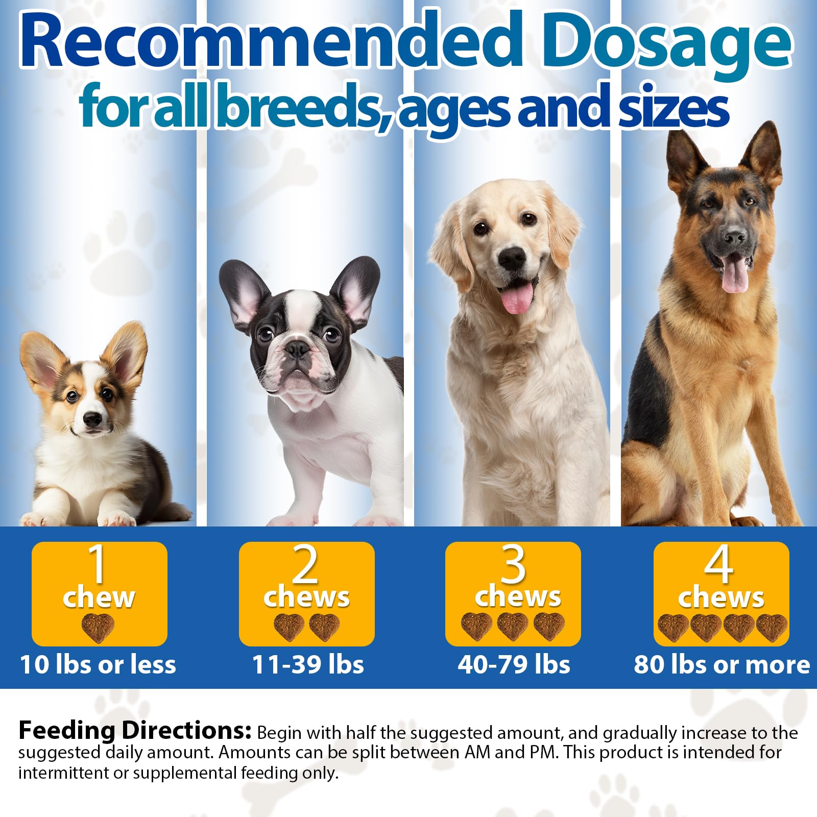 Carmelie dog allergy chews omega-3 label indicates coat and skin benefits.