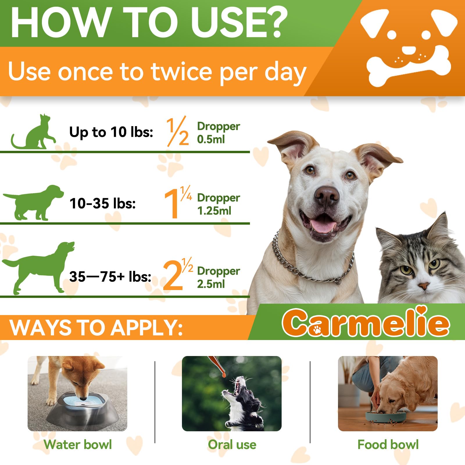 Carmelie natural plant extracts concept image suggesting flea and tick support for skin health.