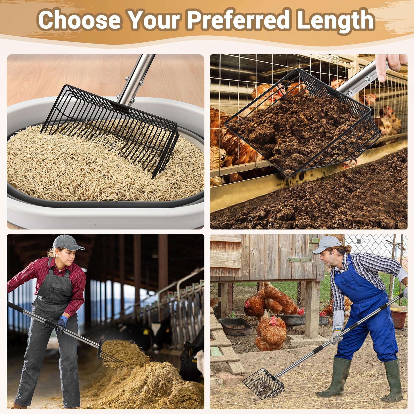 CAROD heavy-duty metal head withstands regular coop use