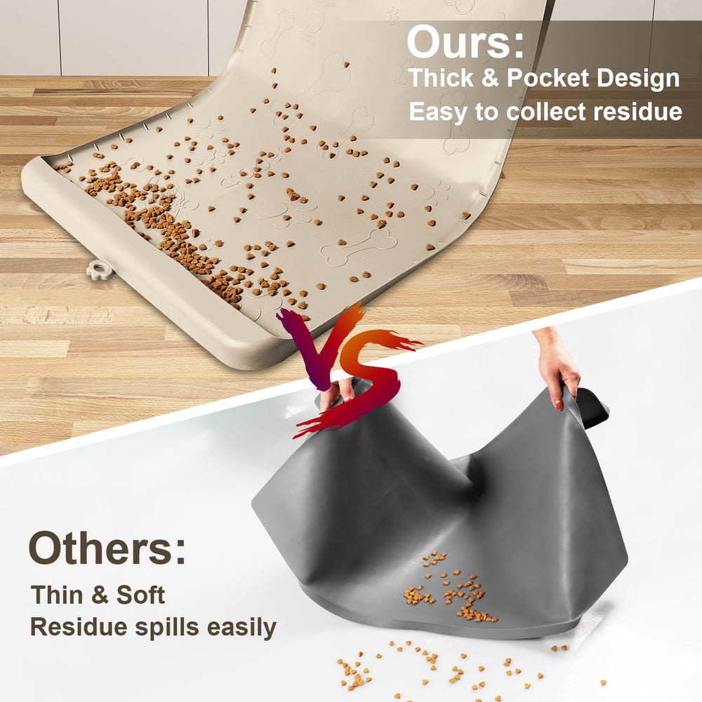 Carry360 silicone mat dishwasher-safe for quick cleanup.