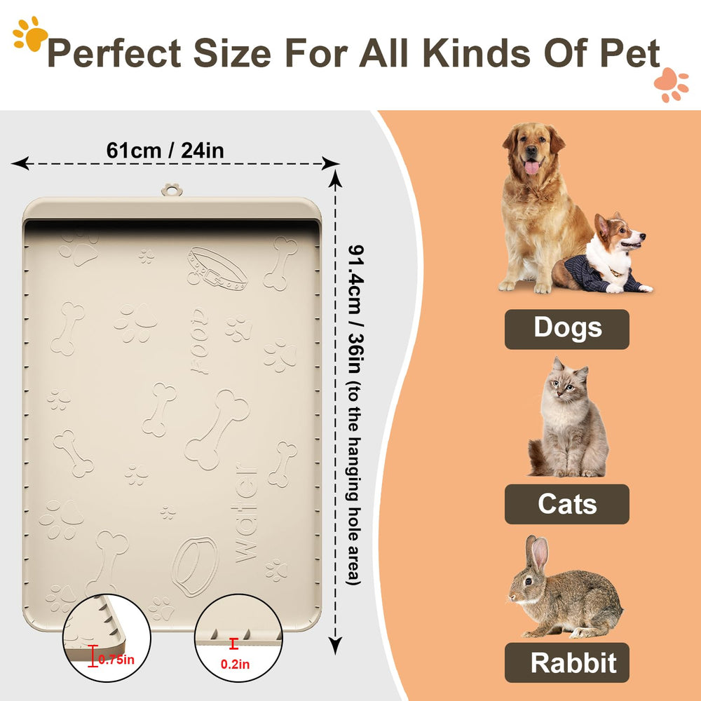 Carry360 silicone mat ideal for medium to large dogs and multiple pets.