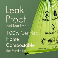 Carrywell cornstarch and PBAT materials offer eco-friendly waste disposal.