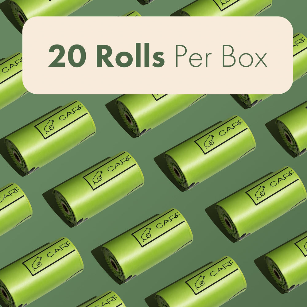 Carrywell leakproof 18-micron poop bags prevent leaks after messy cleanups.