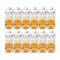 Caru Daily Dish bone broth bottle pour enhances flavor and hydration for pets