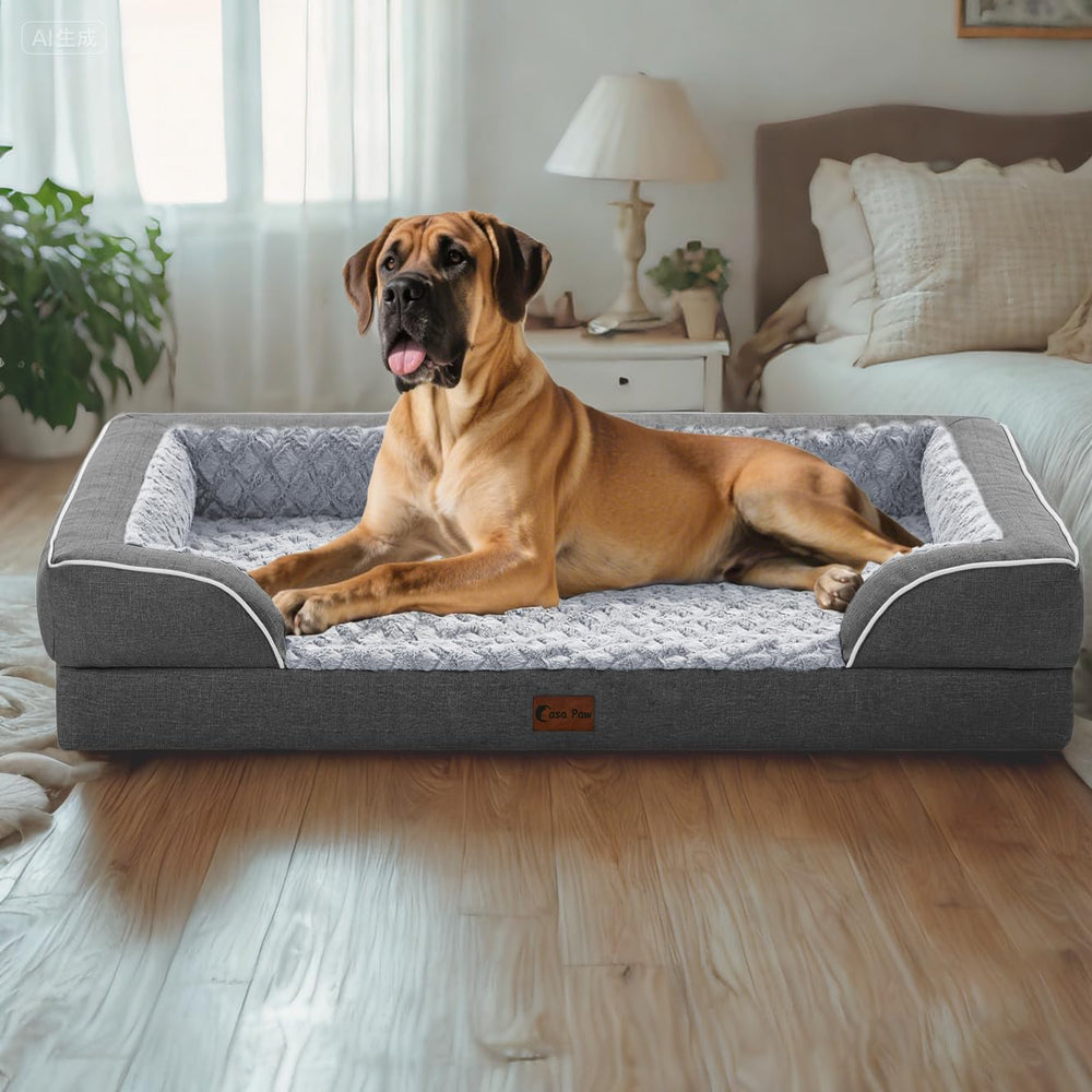 Casa Paw 42x30 inch bed size fits extra-large dogs up to 80 lbs.