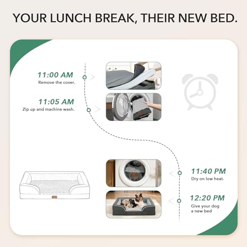 Casa Paw bed with four-sided bolster for security.