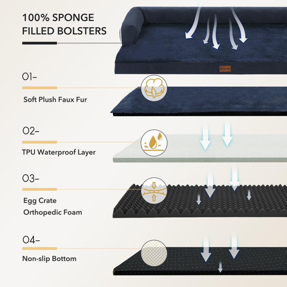 Casa Paw dimensions-45x35-xl shows generous space for extra-large dogs.