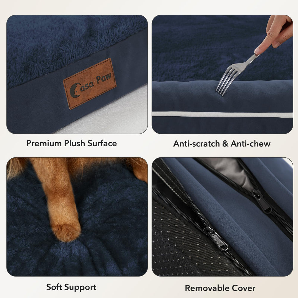 Casa Paw nonskid-bottom keeps the bed in place on slick floors.